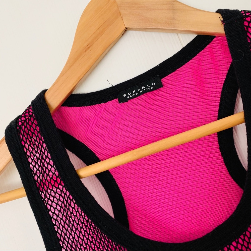 BUFFALO David Bitton Bright Pink Top